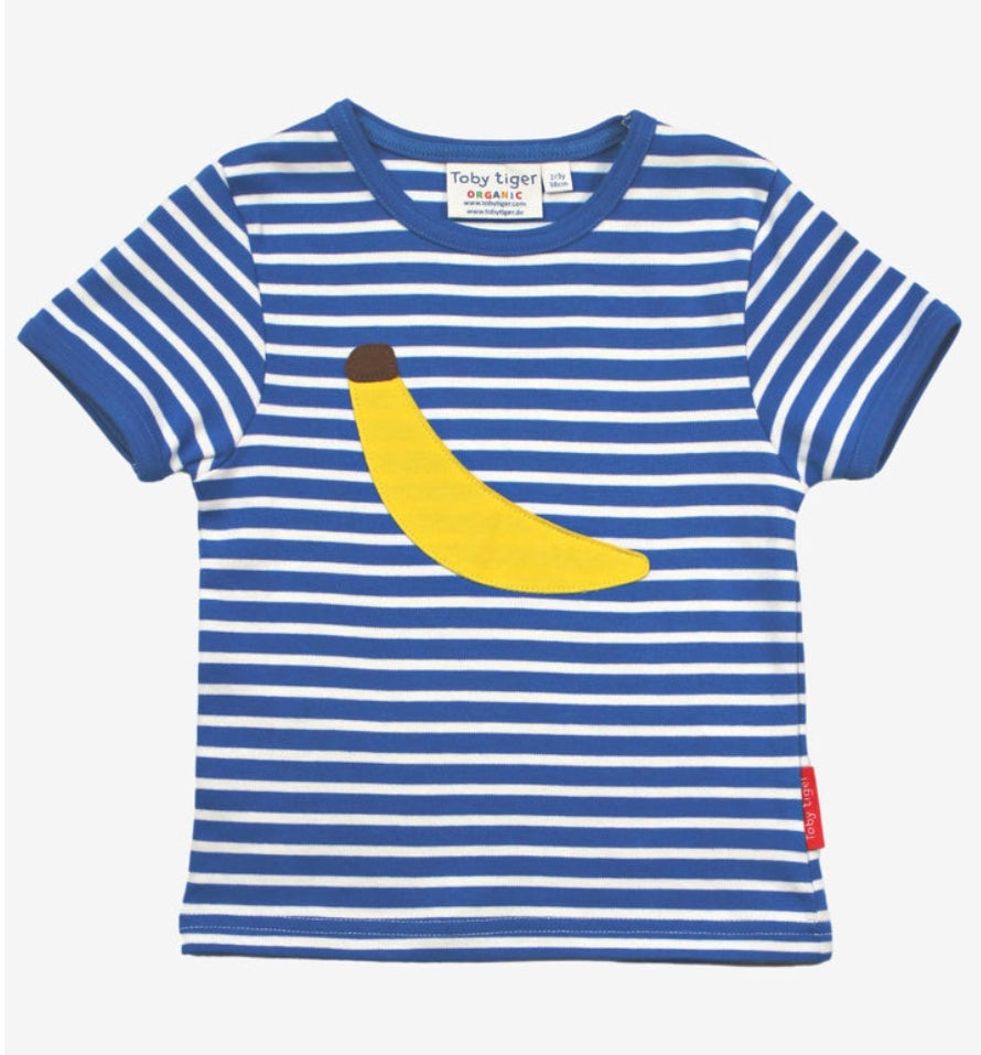 Toby Tiger Banana Stripe T Shirt