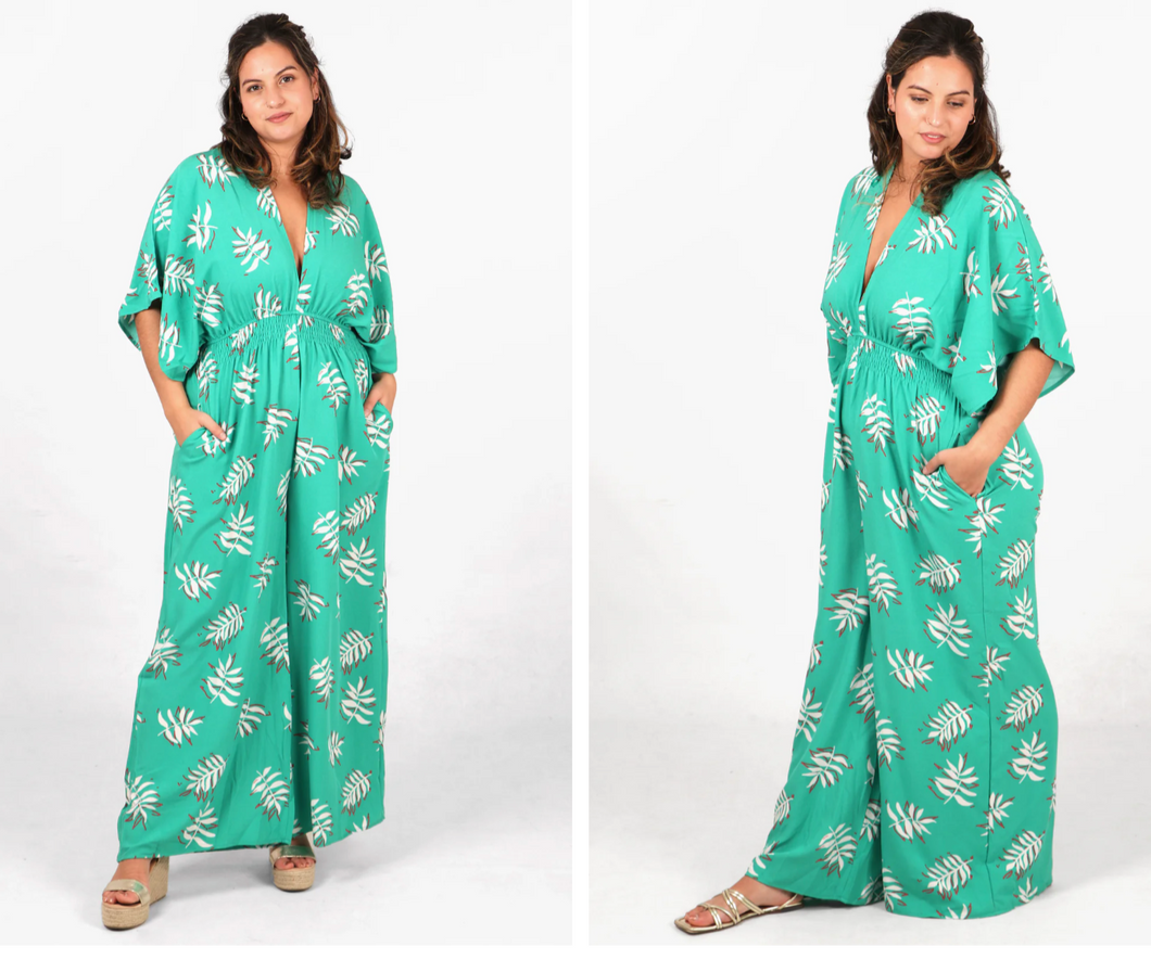 Green Leaf Jumpsuit