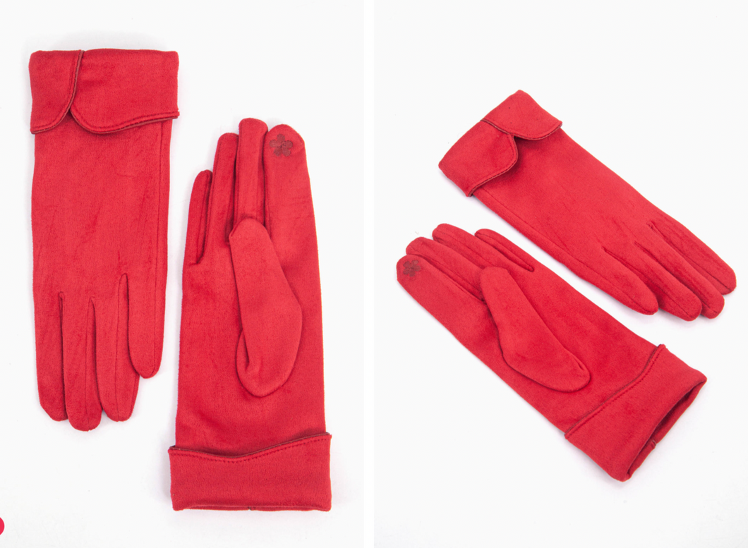 Red Winter Gloves