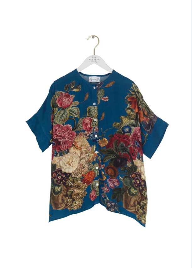 One Hundred Stars Blouse Primula Teal