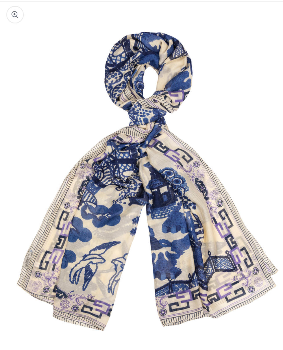 Giant Willow Blue Scarf