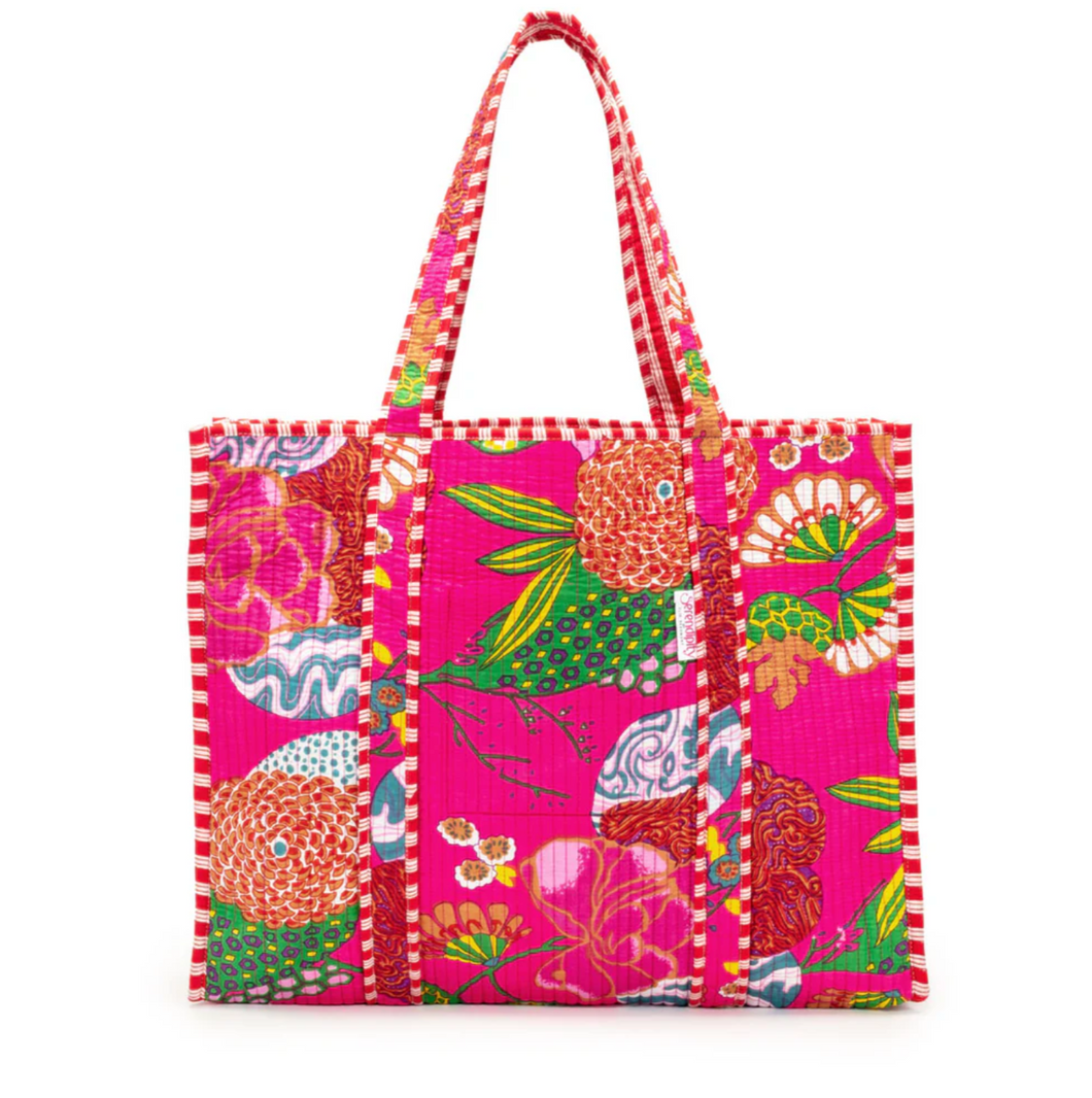 Elie Beaumont Serendipity Tote Bag Tropical Fuchsia