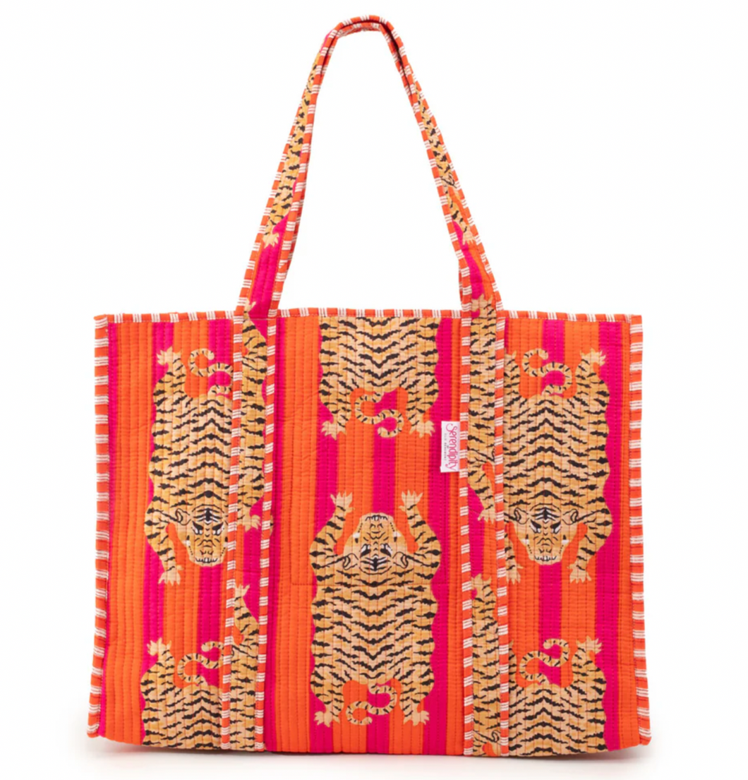 Elie Beaumont Serendipity tote Bag Tibetan Tiger