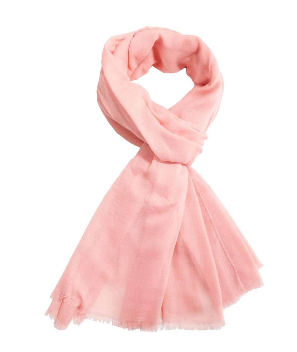 Plain Pink Scarf