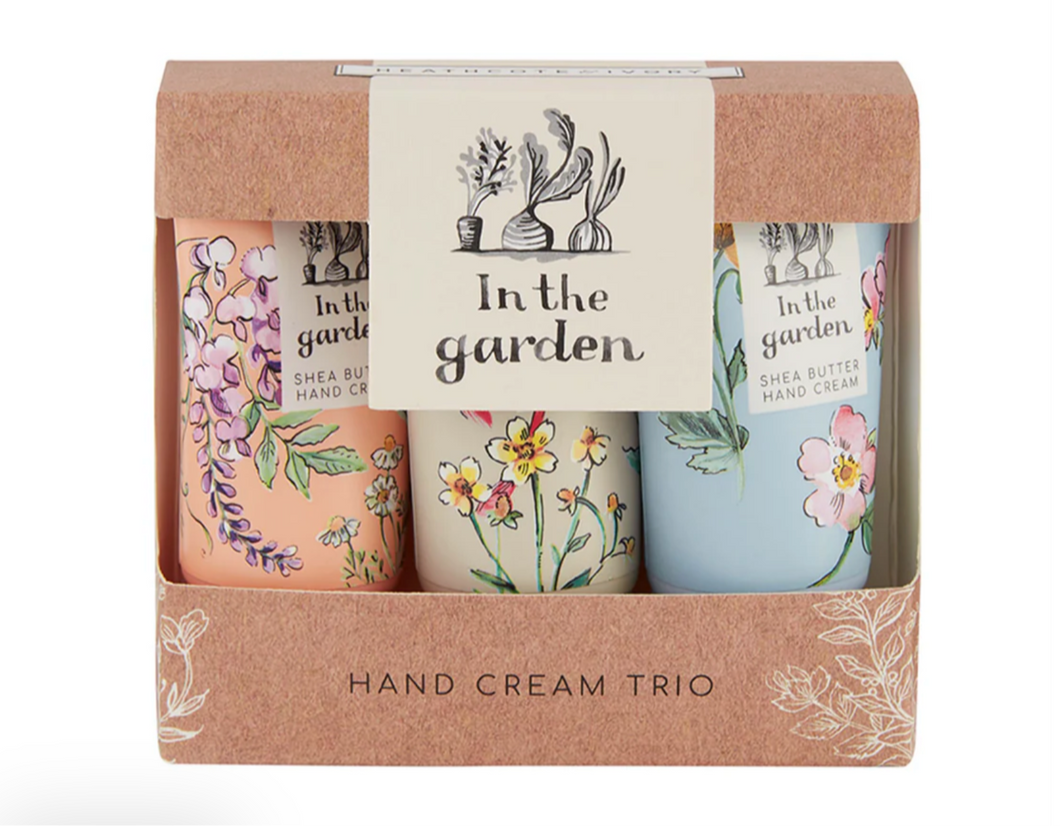 Heathcote and Ivory In The Garden Handcream Trio