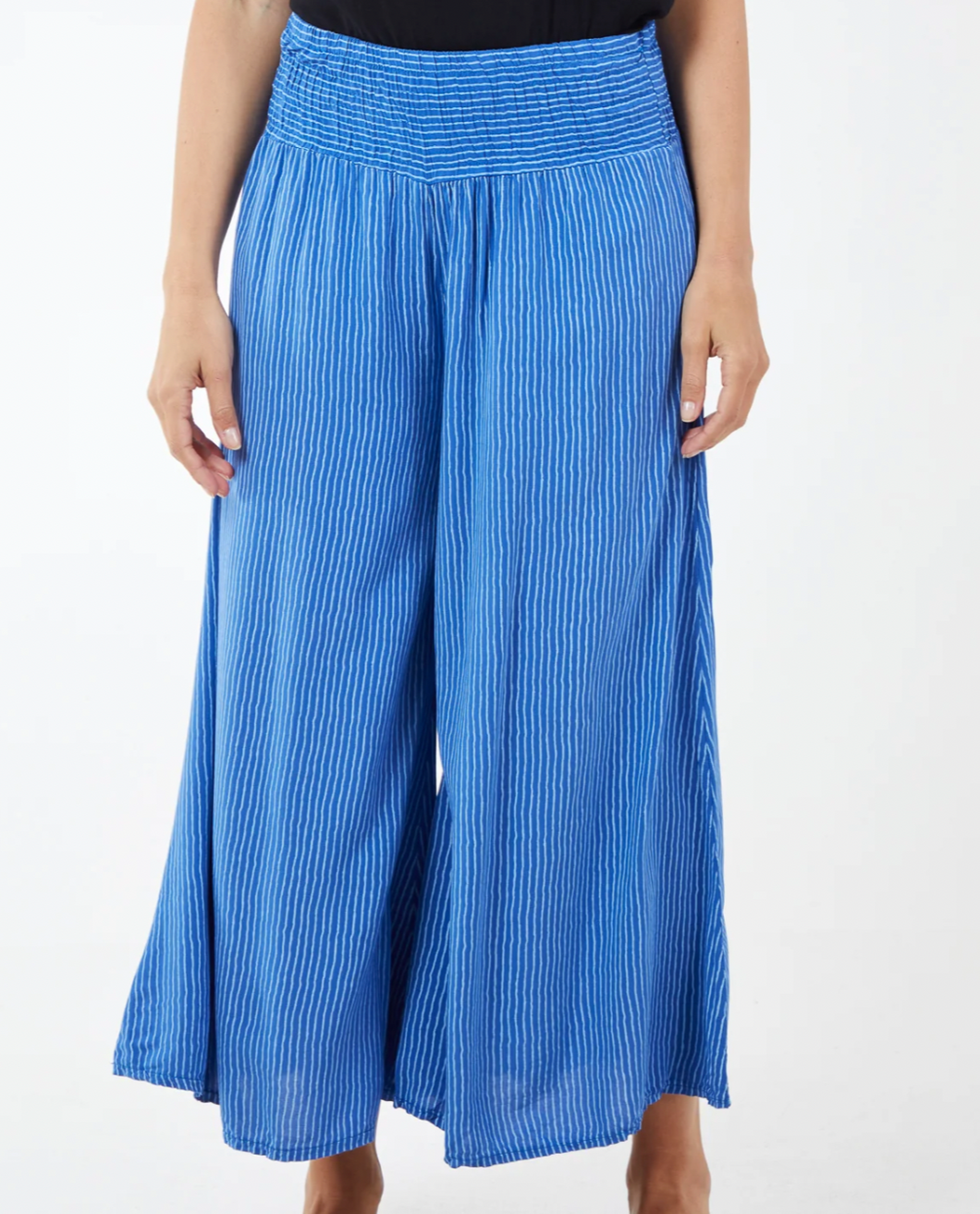 Pinstripe wide Leg Trouser