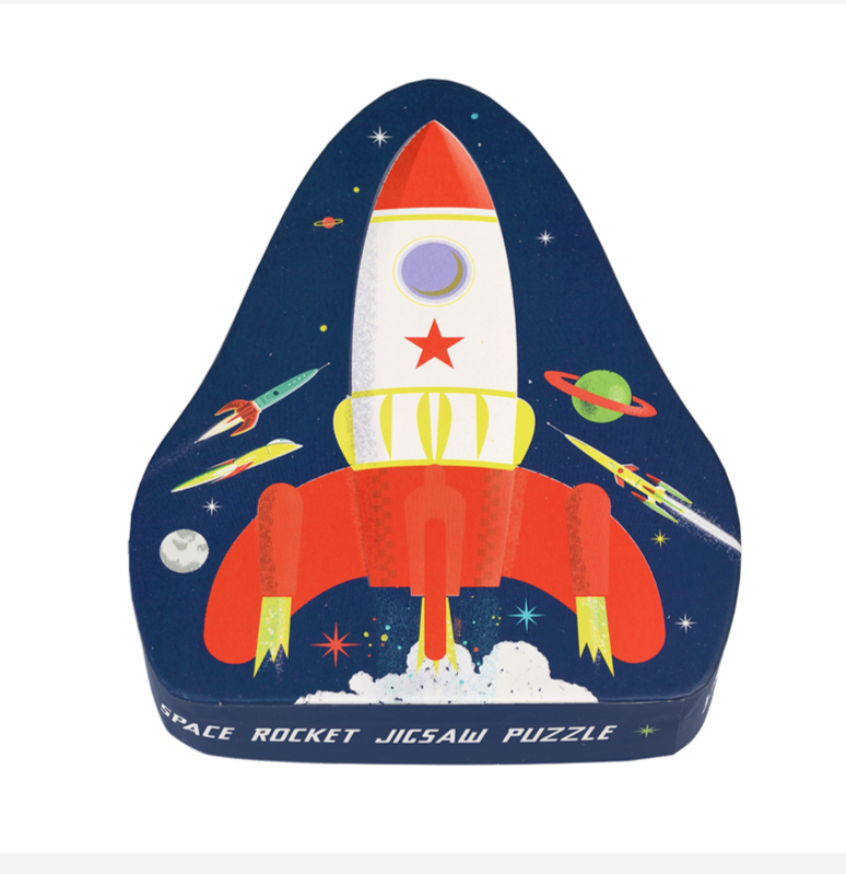 Space Age Rocket Jigsaw Puzzle