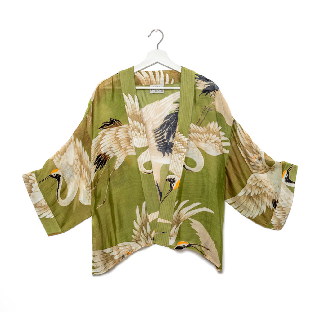 One Hundred Stars Stork Kimono