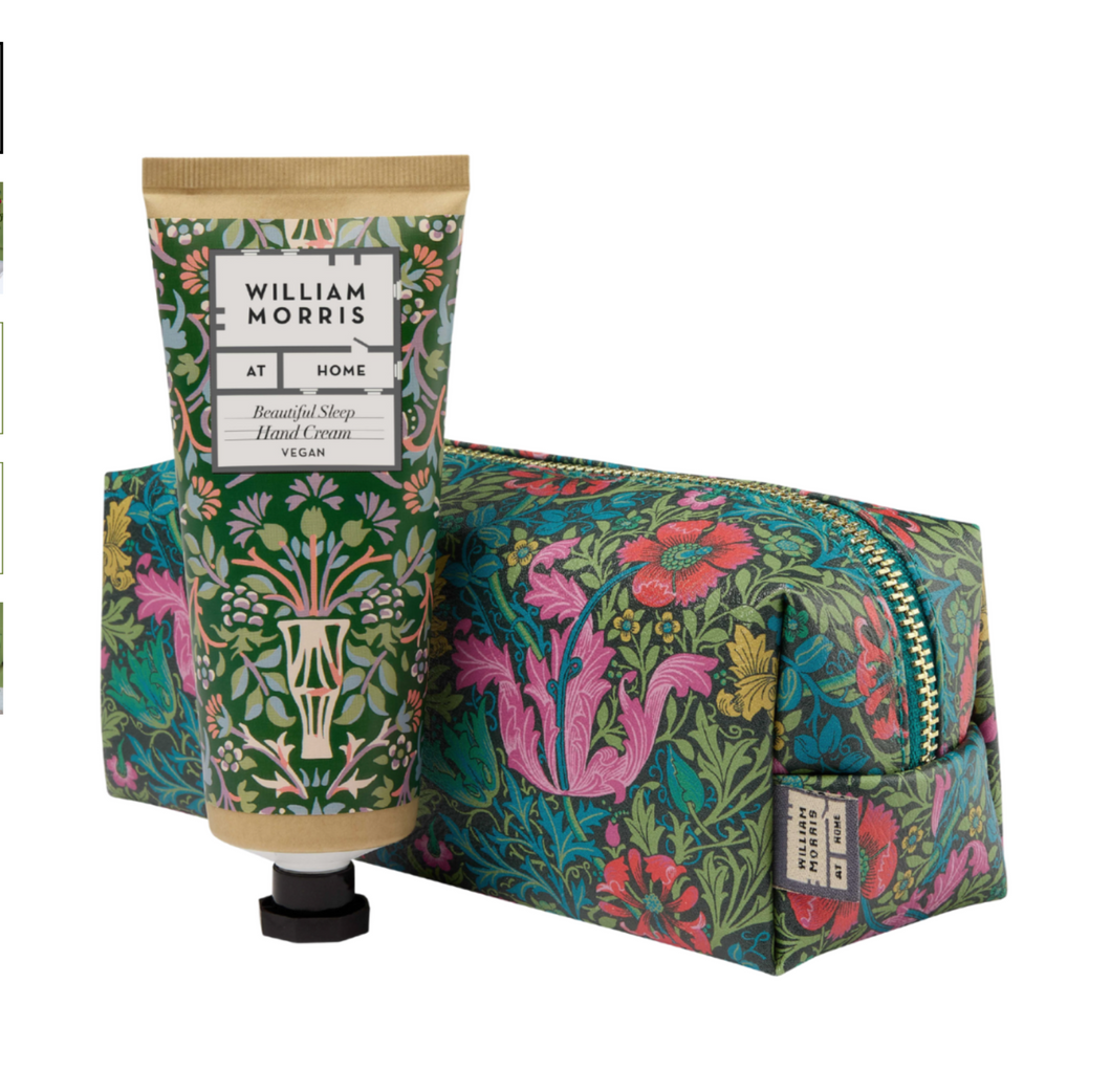 Heathcote and Ivory William Morris Make up Bag