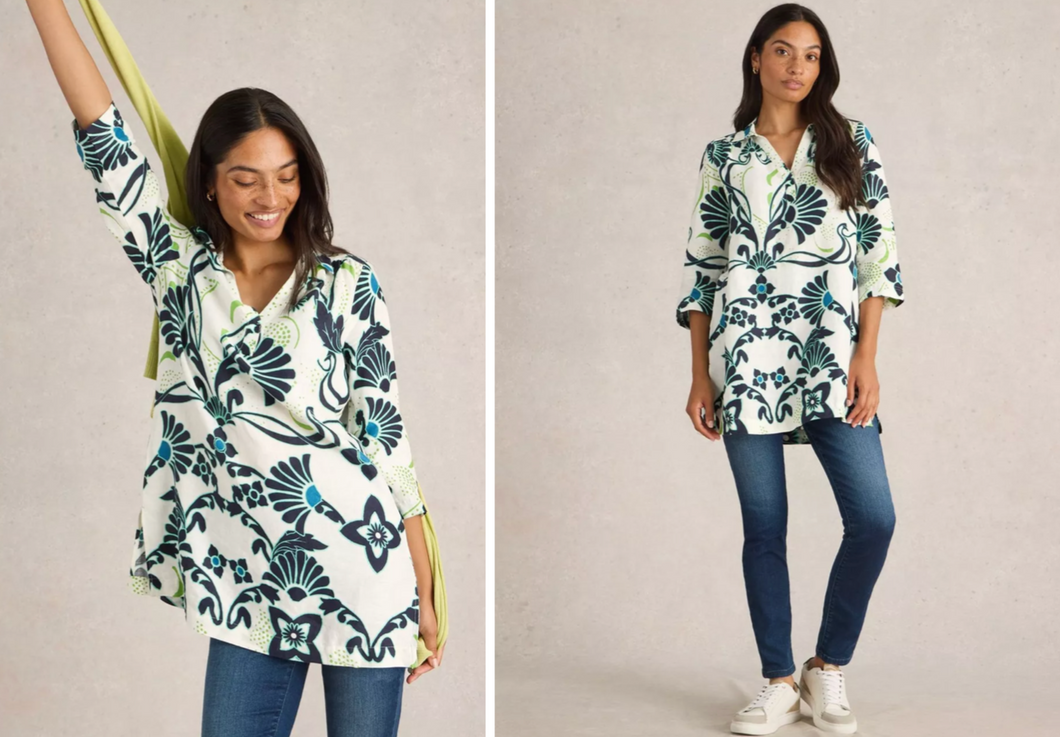 White Stuff Blake Linen Tunic