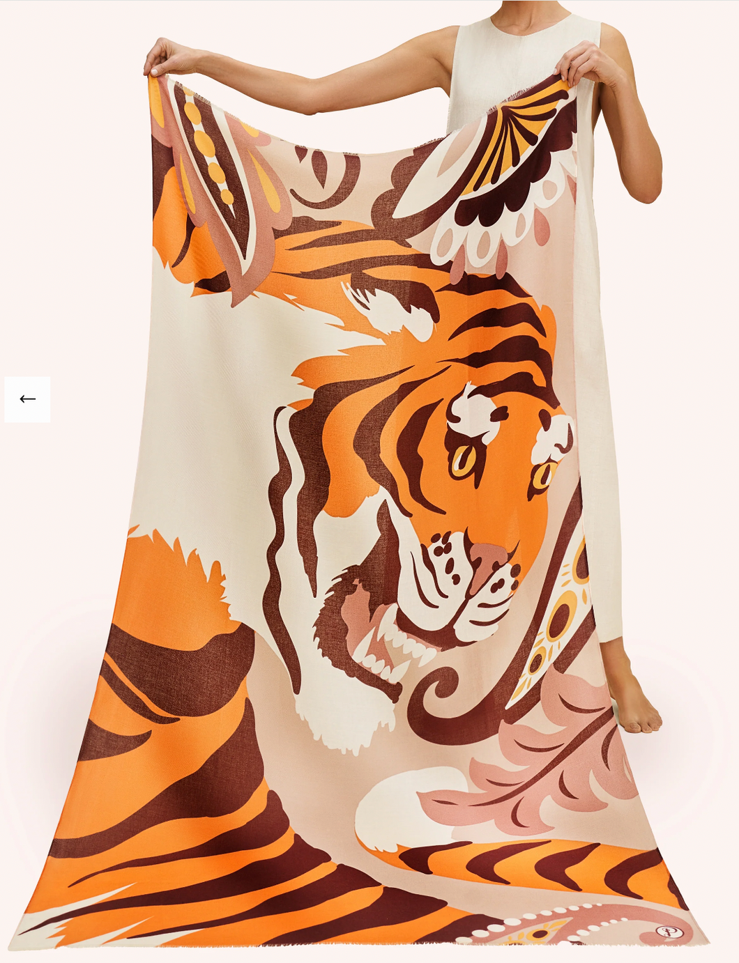 Powder Thrill of the Tiger Scarf