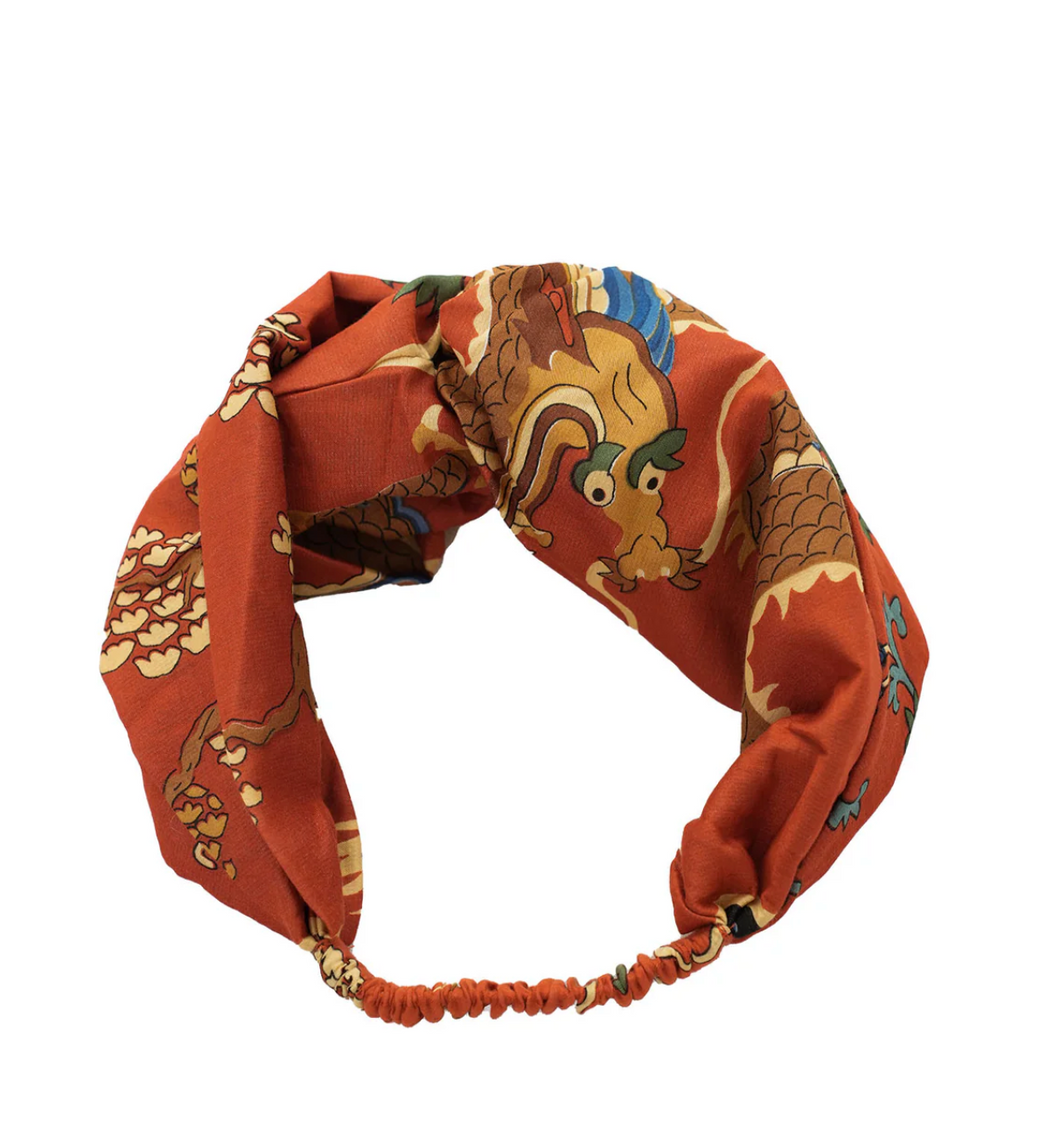 One hundred Stars Dragon Rust Headband