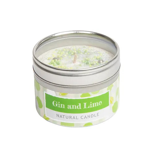 Gin and Lime Candle In a Tin