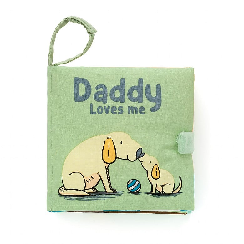 Jellycat Daddy Loves Me Cloth Book
